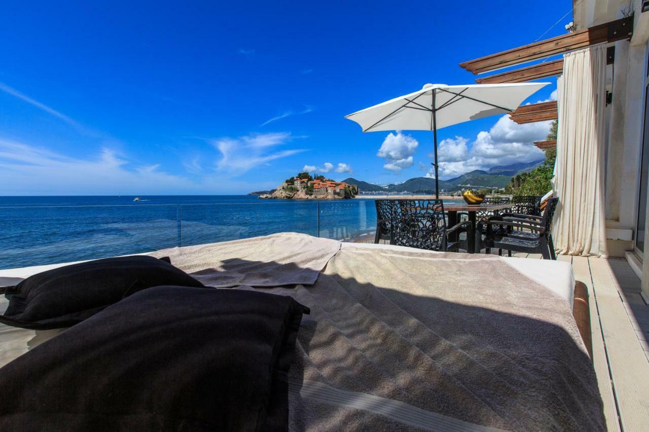 Apartments Sunset Beach Sveti Stefan Dış mekan fotoğraf